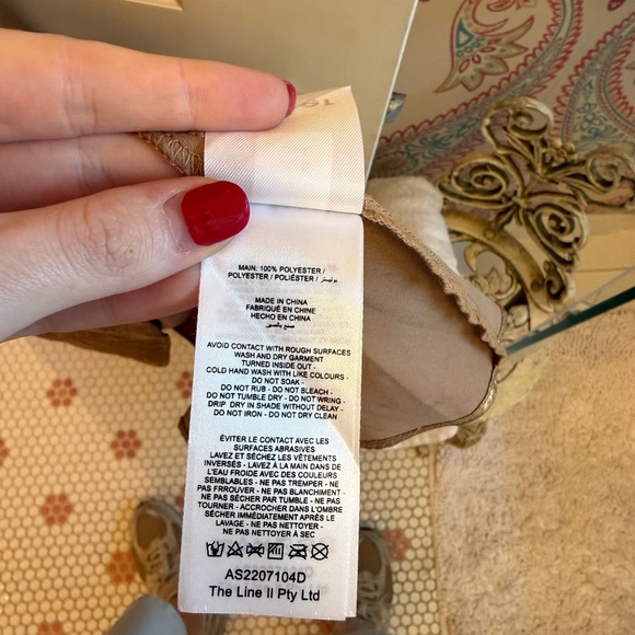 ACLER GOLD MIDI RUFFLE DRESS - Picture 9 of 9